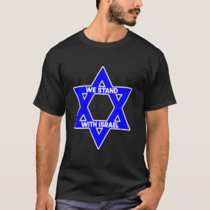 Camiseta Magen David com Israel - Apoiar Je