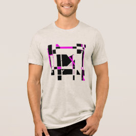 Camiseta Magenta Black Gameboard Geométrica MCM