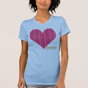Camiseta Magenta fina 4 das listras