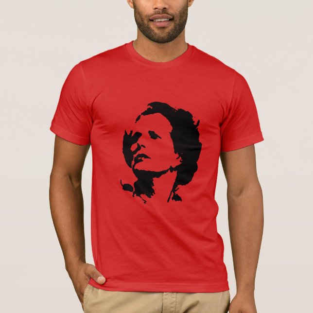 Camiseta Maggie Thatcher (Che Guevara Style) (Frente)