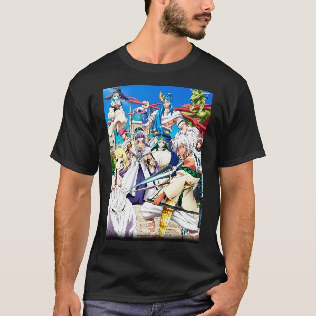 Camiseta Magi Adventure do Sinbad (Frente)