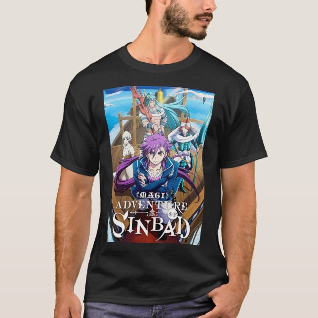 Camiseta Magi Adventure do Sinbad (Frente)