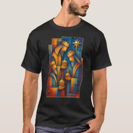 Camiseta Magi Geométrico - Estrela de Natal dos Três Reis M