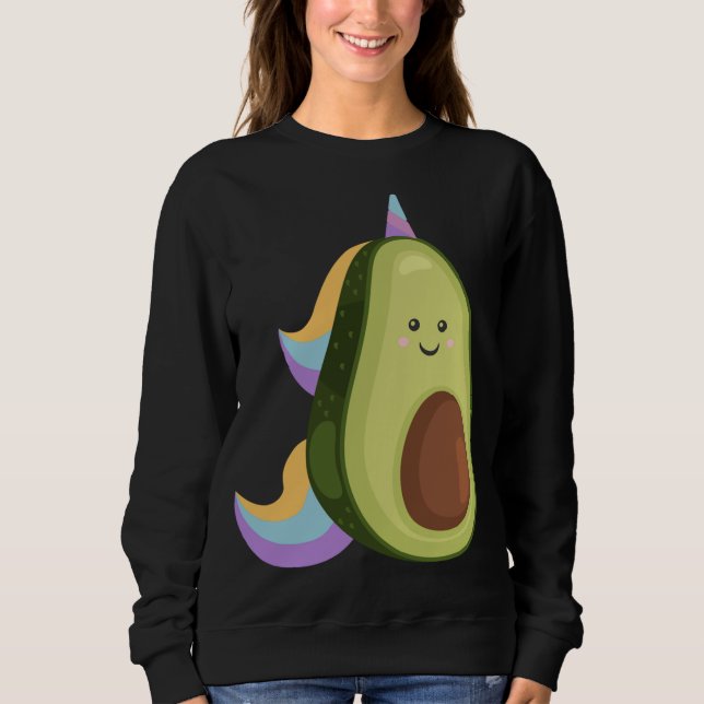 Camiseta Magia Avocado Unicórn Engraçado Comida Vegan (Frente)