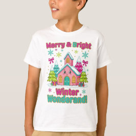 Camiseta "Magia da Aldeia de Férias Rosa"
