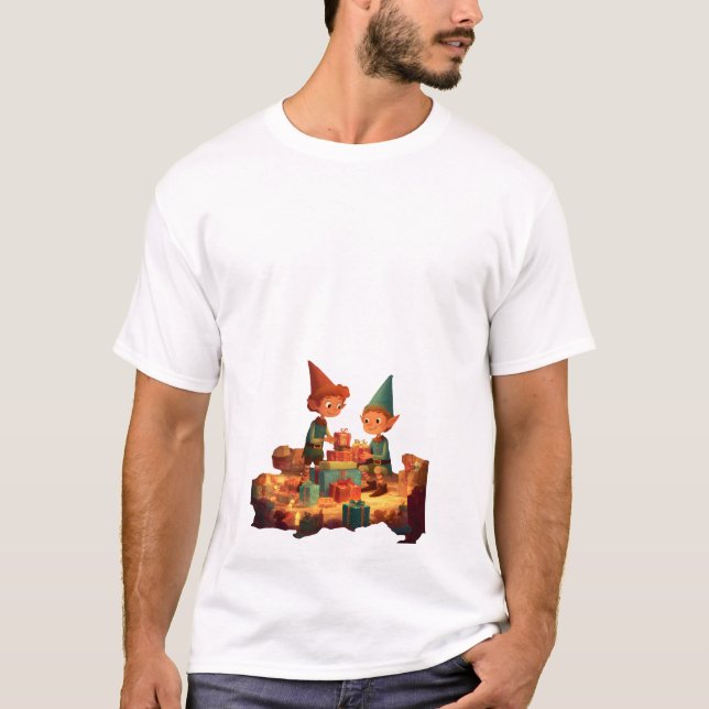 Camiseta Magia da Oficina do Papai Noel (Frente)