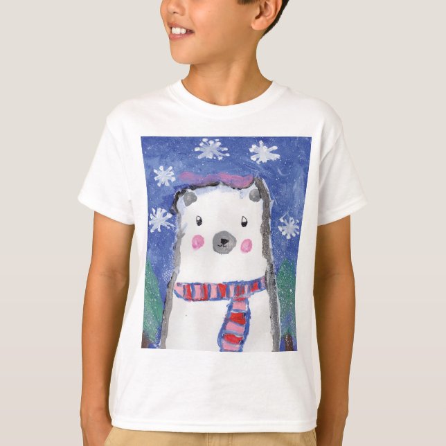 Camiseta Magia de Feriado - Arte Infantil para CHOC (Frente)