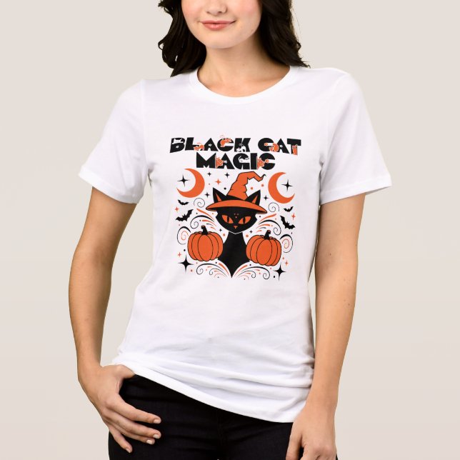 Camiseta Magia de Gato Preto (Frente)