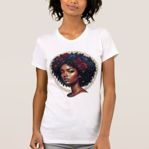 Camiseta Magia de Menina Preta Afro Diva