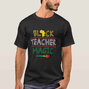 Camiseta Magia de Professores Negros Arte África Legal Hist