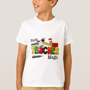 Camiseta Magia de Professores Negros História Afro-American