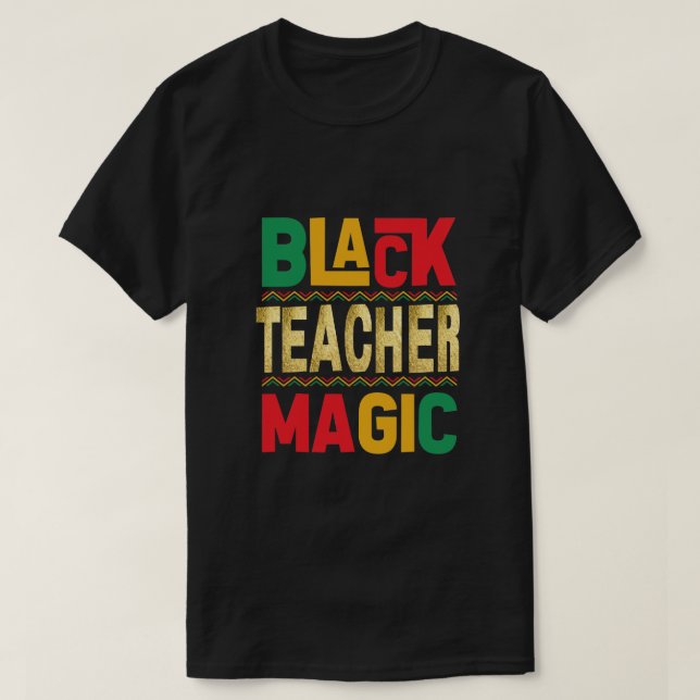 Camiseta Magia de Professores Negros – Homenageand (Frente do Design)