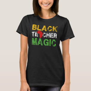 Camiseta Magia de Professores Negros Mês da História Negra