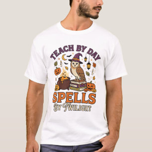 Camiseta Magia do Luar na Sala de Aula de Halloween
