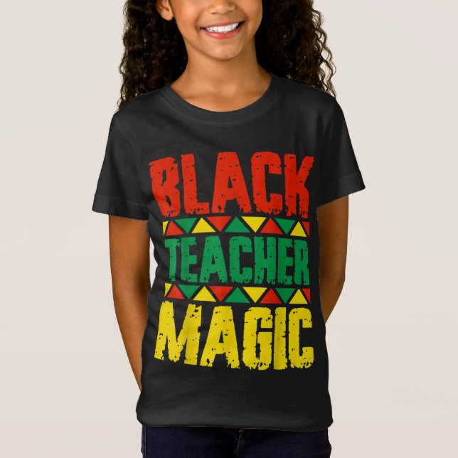 Camiseta Magia do Professor Negro (Frente)