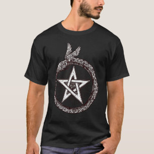 Camiseta Magia Oculta Serpente Pentágono Ouroboros Olho que