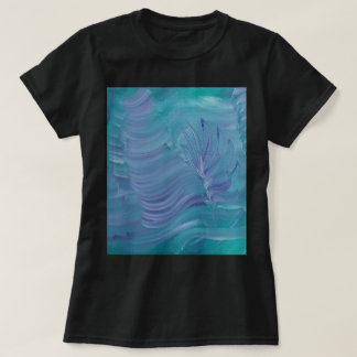 Camiseta Magia Subaquática Arte Abstrata Colorida Única