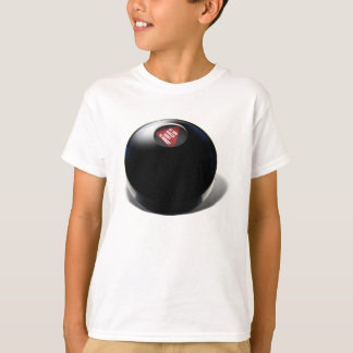 Camiseta Magic 8 Ball diz, "Você realmente quer saber?"