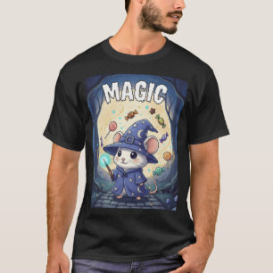 Camiseta Magic – Camundongo Feiticeiro de Halloween TinyFur