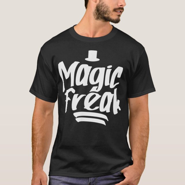 Camiseta Magic Freak Magic Trick Wizard Illusionis (Frente)