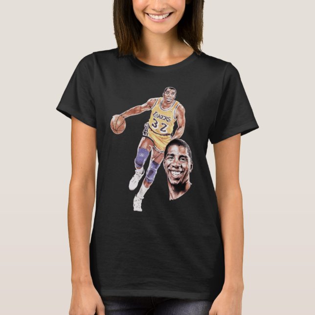 Camiseta Magic Johnson Art Graphic (Frente)