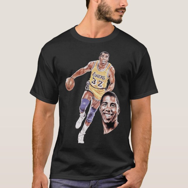 Camiseta Magic Johnson Art Graphic (Frente)