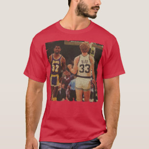 Camiseta Magic Johnson e Larry Bird