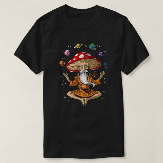 CAMISETA MAGIC MUSHROOM BUDHA 4 (Frente do Design)