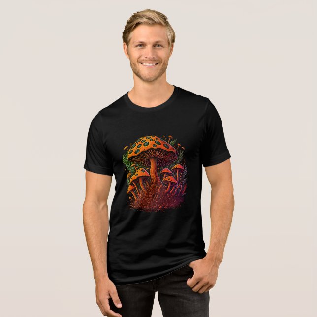 Camiseta Magic Mushroom Retro Vibes Tee (Frente Completa)