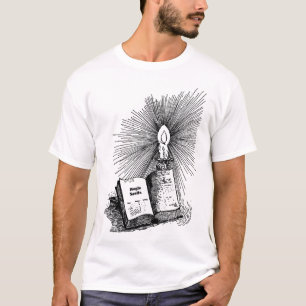 Camiseta Magic Spells Book Candle Witchcraft