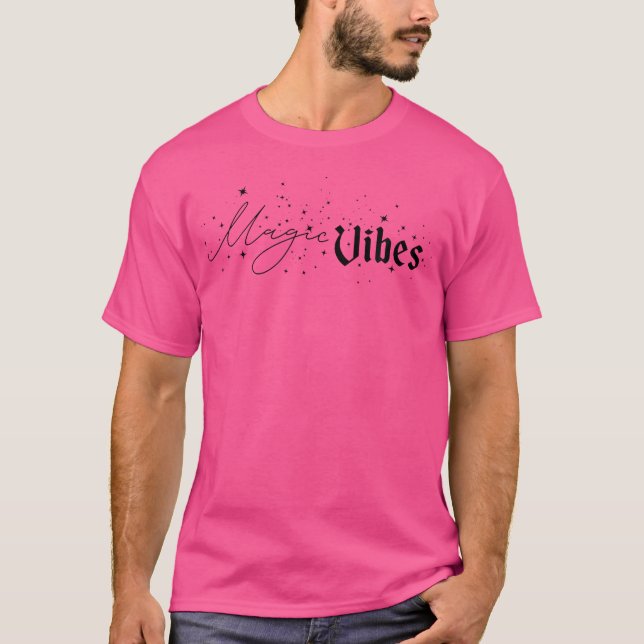 Camiseta Magic Vibes  Cute Matching Family Vacation Spring  (Frente)