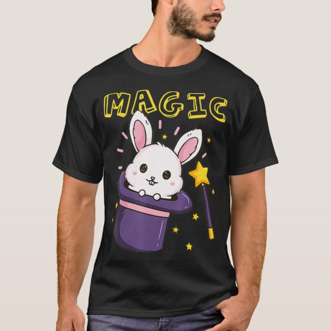 Camiseta Magic Wand Magalhista Rabbit Hat (Frente)