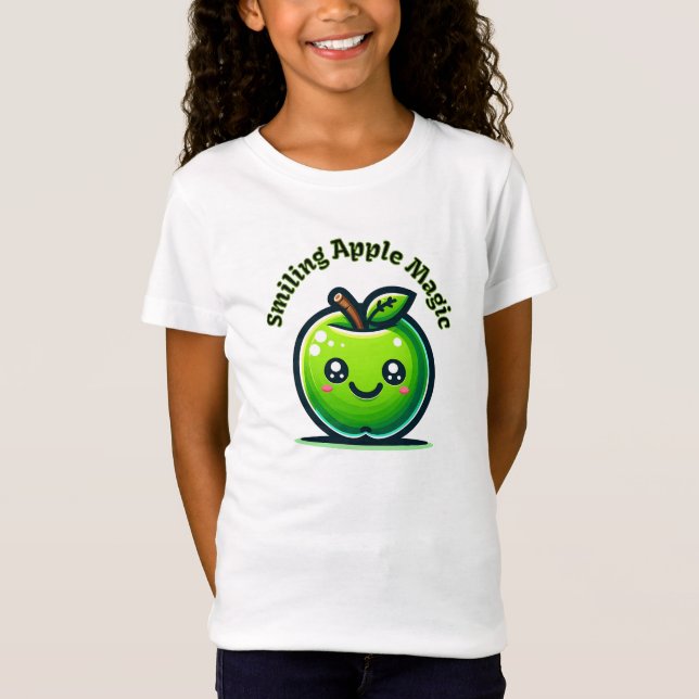 Camiseta Mágica Apple Sorridente (Frente)
