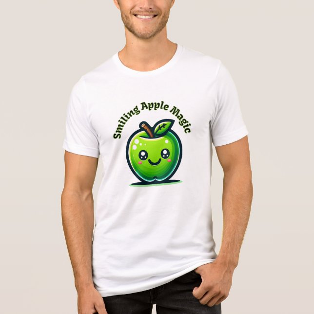 Camiseta Mágica Apple Sorridente (Frente)