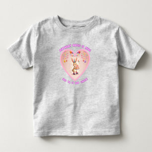 Camiseta Mágica de Aniversário: Coelhinha em Skates Roller