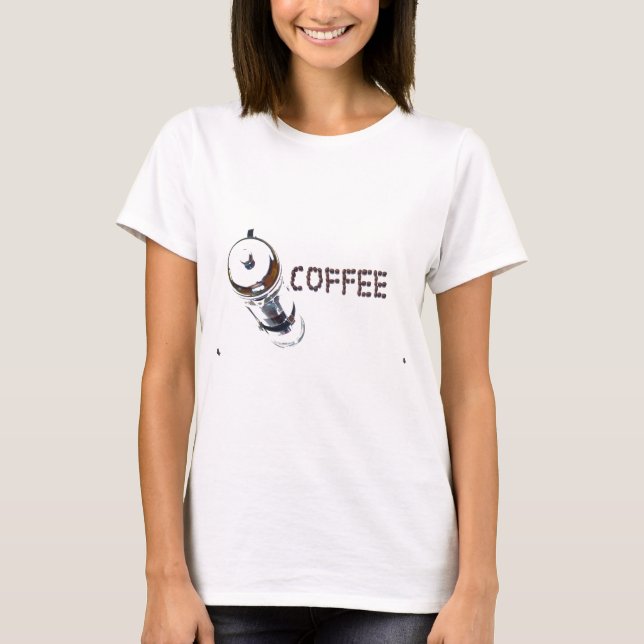 Camiseta Mágica de café (Frente)