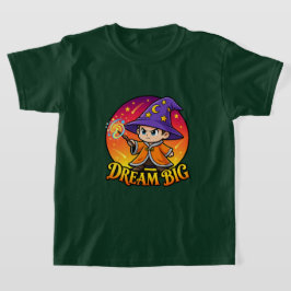 Camiseta Mágica de Feiticeiro Sonhe Grande Fofa