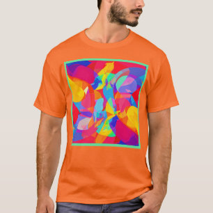 Camiseta Mágica de padrão colorido