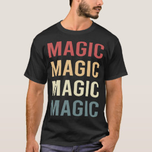 Camiseta Mágica de Texto Retro