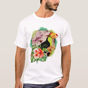 Camiseta Mágica de Toucan - Bruxaria de Pássaro Tropical