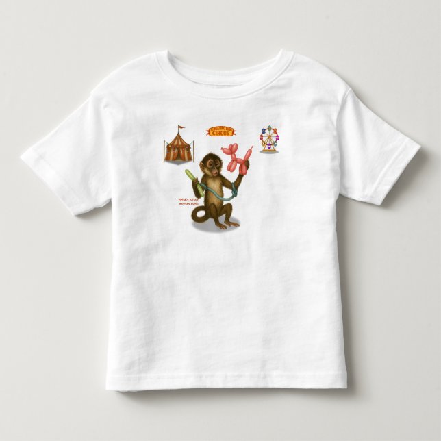 Camiseta Mágica do macaco balão do Spike (Frente)