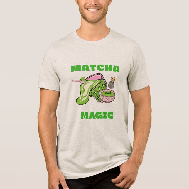 Camiseta Mágica do Matcha  (Frente)