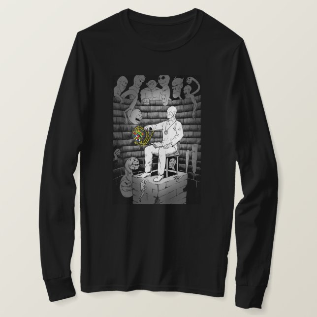 Camiseta Mágica e Monstros Cubo (Frente do Design)