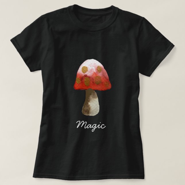 Camiseta Mágica em Toadshroom vermelho (Frente do Design)
