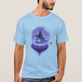 Camiseta Mágica Kawaii Bola de Cristal de Gata Bru