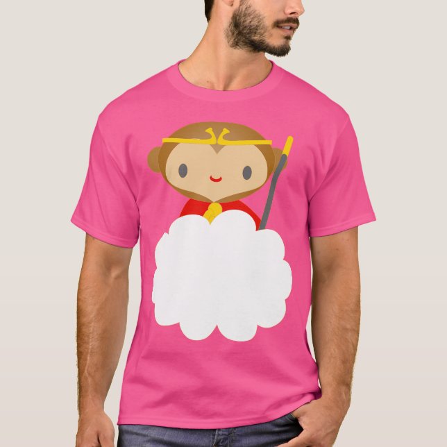 Camiseta Mágica macaco - Edição Kawaii (Frente)