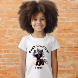 Camiseta Mágica Menina Negra