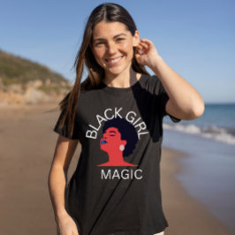 Camiseta Mágica negra, mulher negra mês da história