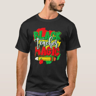 Camiseta Mágica Professora Negra Mês da História Negra Afro