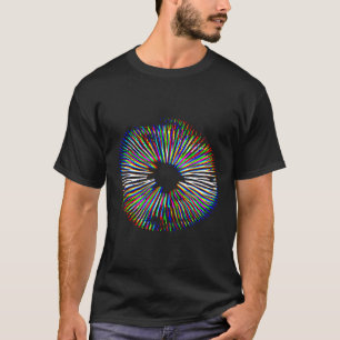Camiseta Mágica Psychedelic Mushroom Spore Impressão Mushro